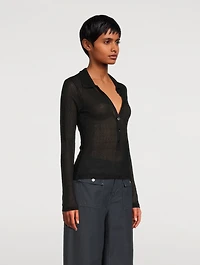 Mesh Polo Shirt