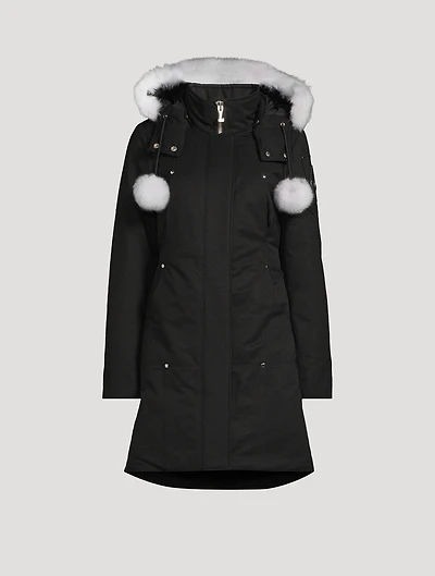 Stirling Shearling-Trimmed Down Parka