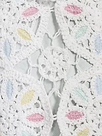 Poemes Crochet Mini Dress