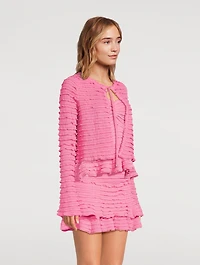 Celosia Ruffled Cardigan