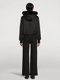 Debbie Reversible Down Bomber Jacket