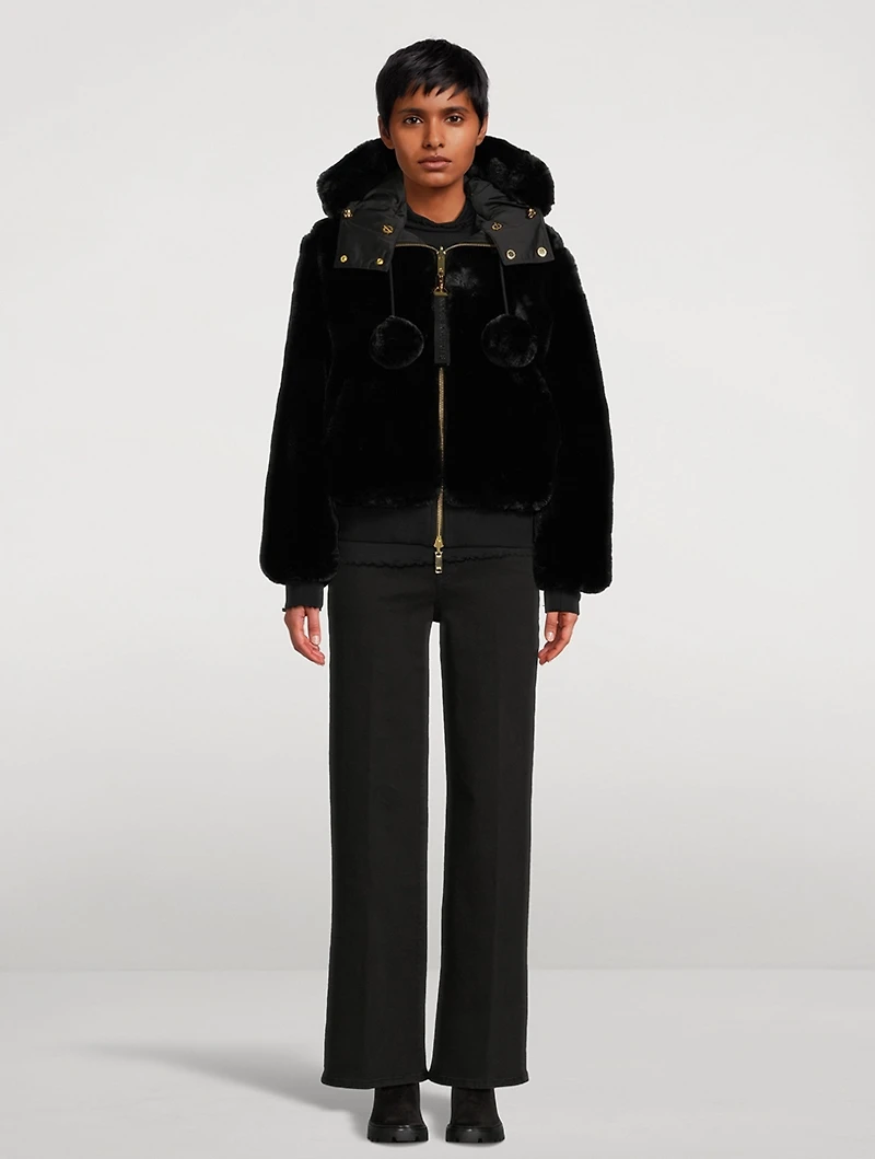 Debbie Reversible Down Bomber Jacket