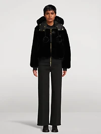 Debbie Reversible Down Bomber Jacket
