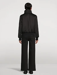 Debbie Reversible Down Bomber Jacket