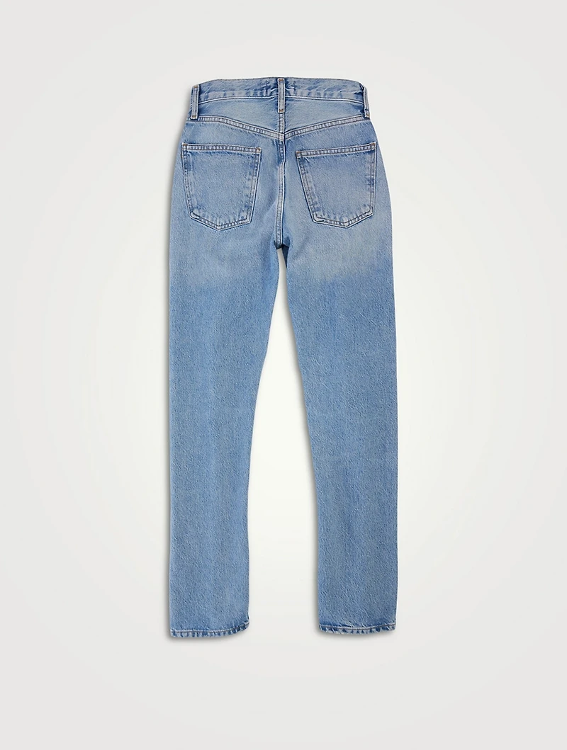 90s Pinch Waist Straight Jeans
