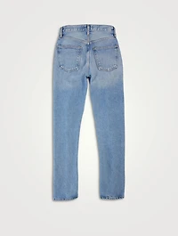 90s Pinch Waist Straight Jeans