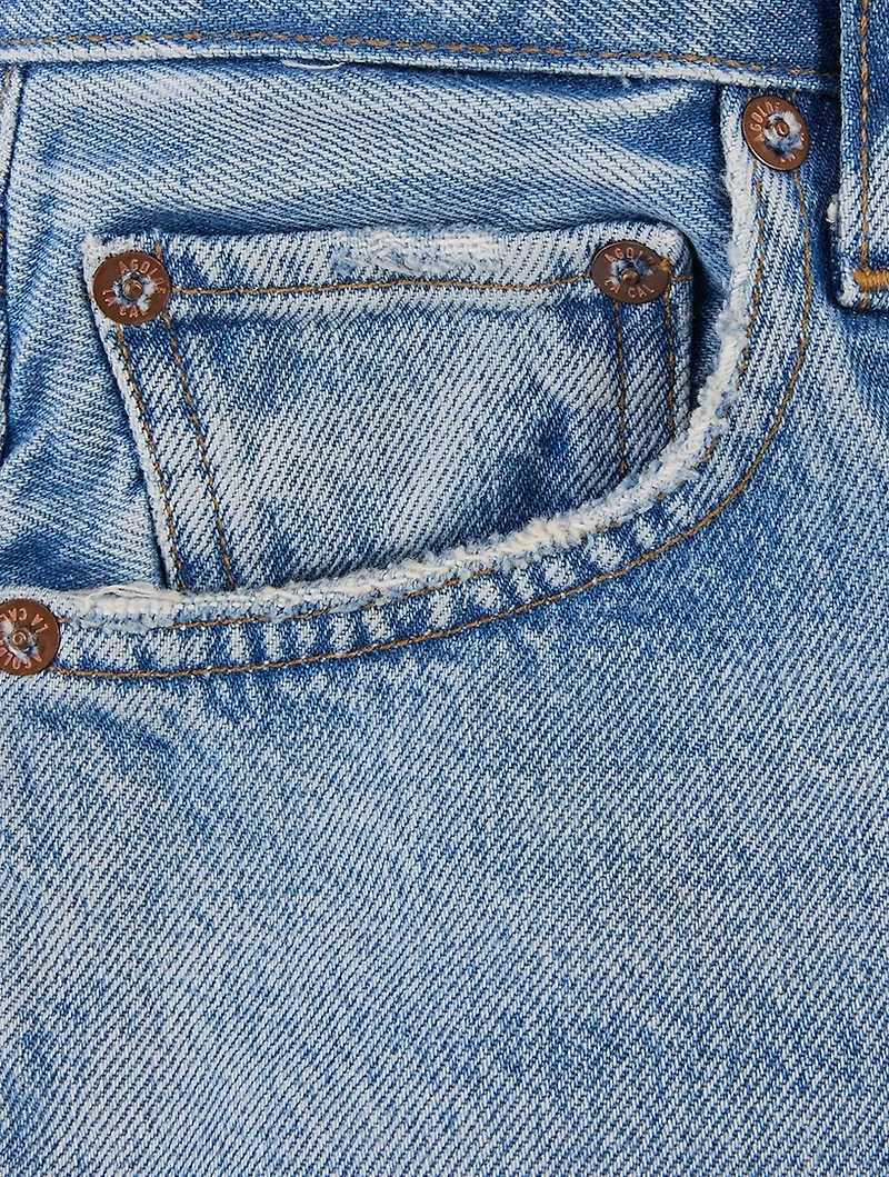 90s Pinch Waist Straight Jeans
