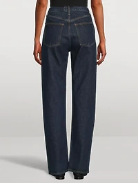 90s Pinch Waist Straight Jeans