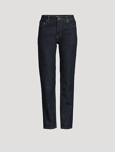 Low-Rise Tapered Jeans