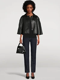 Low-Rise Tapered Jeans