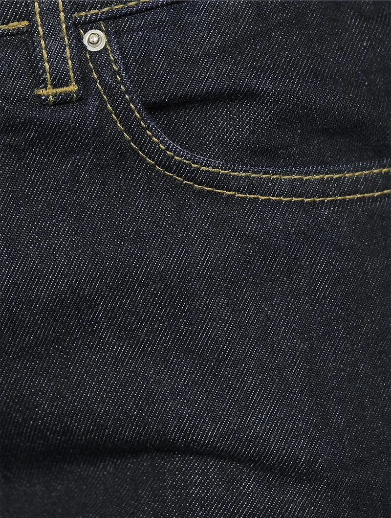 Low-Rise Tapered Jeans