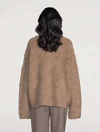 Boxy Alpaca-Blend Sweater
