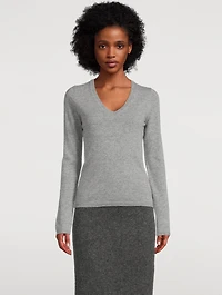 Fair Trade Cashmere Slim Fit V-Neck Sweater