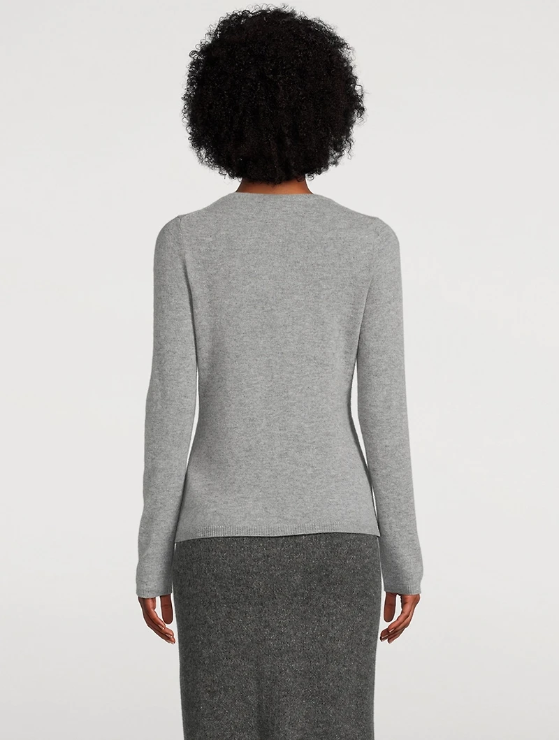 Fair Trade Cashmere Slim Fit V-Neck Sweater
