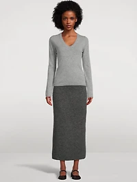 Fair Trade Cashmere Slim Fit V-Neck Sweater