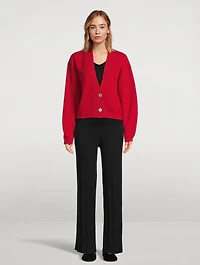 Fair Trade Cashmere Deep V-Neck Cardigan