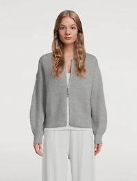 Fair Trade Cashmere Zip Cardigan