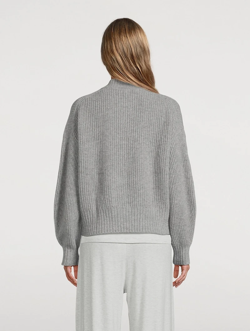 Fair Trade Cashmere Zip Cardigan