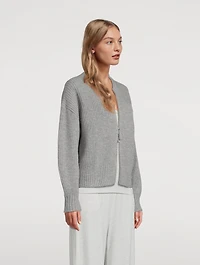 Fair Trade Cashmere Zip Cardigan