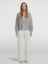 Fair Trade Cashmere Zip Cardigan