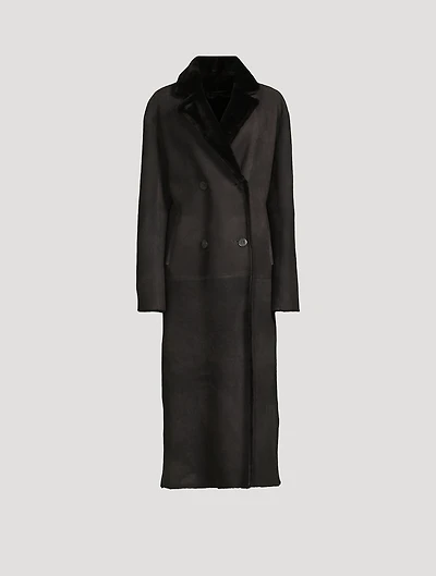 Danielle Reversible Shearling Coat