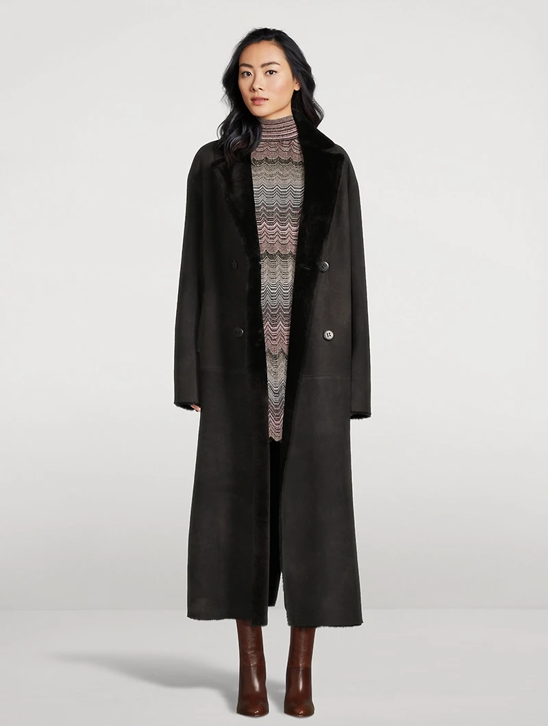 Danielle Reversible Shearling Coat