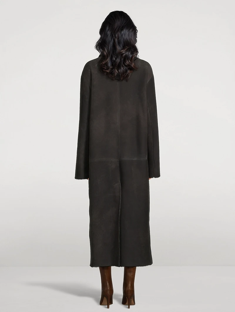 Danielle Reversible Shearling Coat