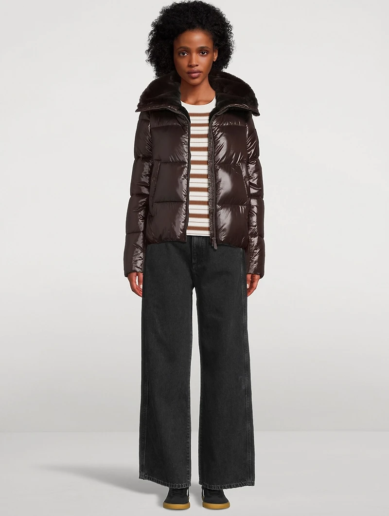 Moma Faux Fur-Lined Puffer Jacket