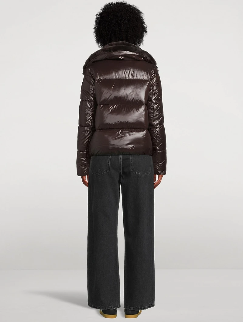 Moma Faux Fur-Lined Puffer Jacket