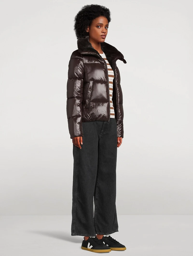 Moma Faux Fur-Lined Puffer Jacket