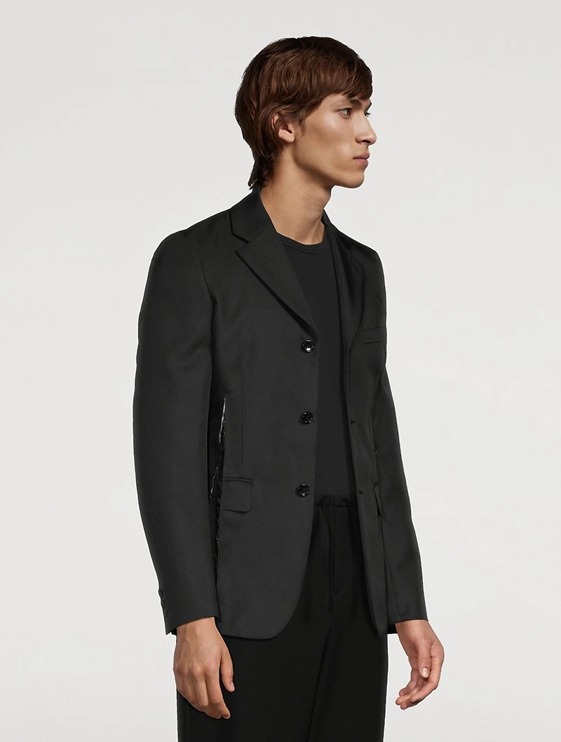 Gabardine Tailored-Fit Jacket