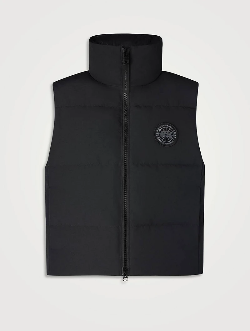 Grandview Black Label Cropped Down Vest