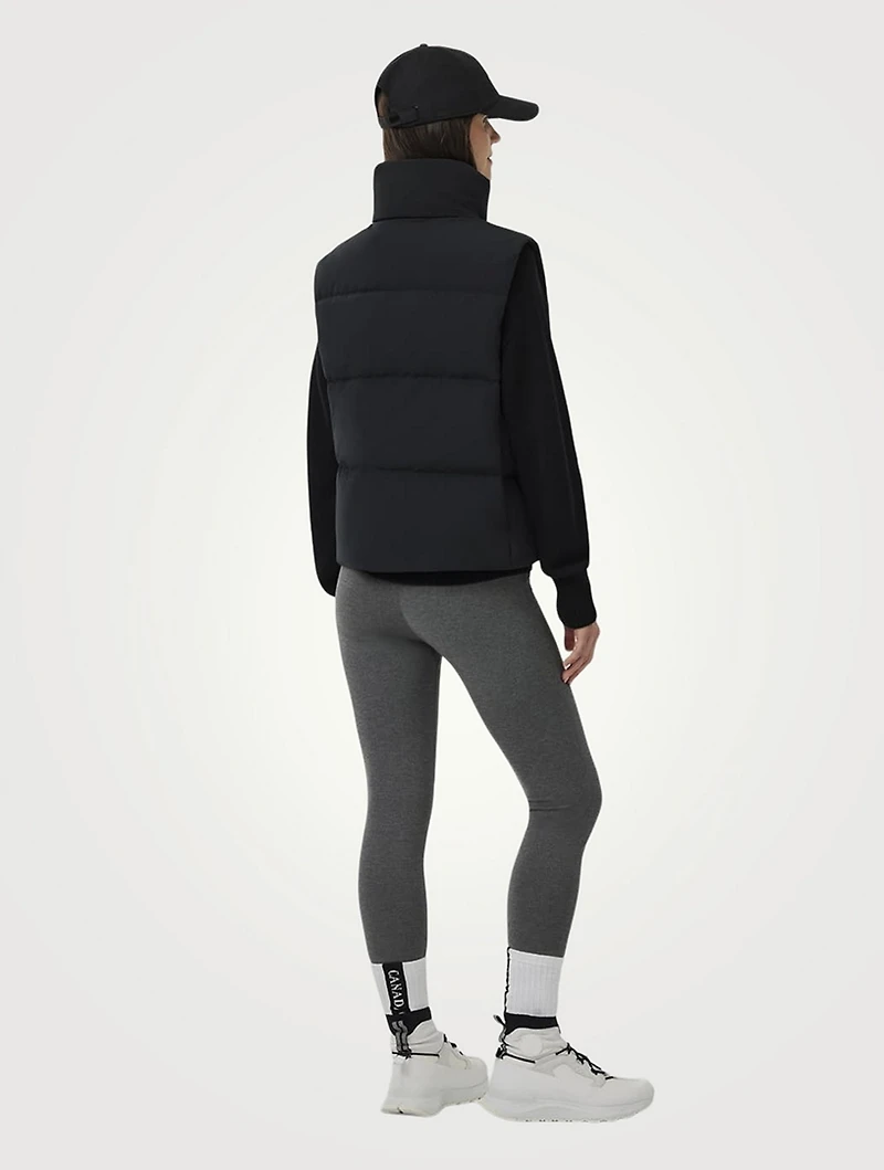 Grandview Black Label Cropped Down Vest