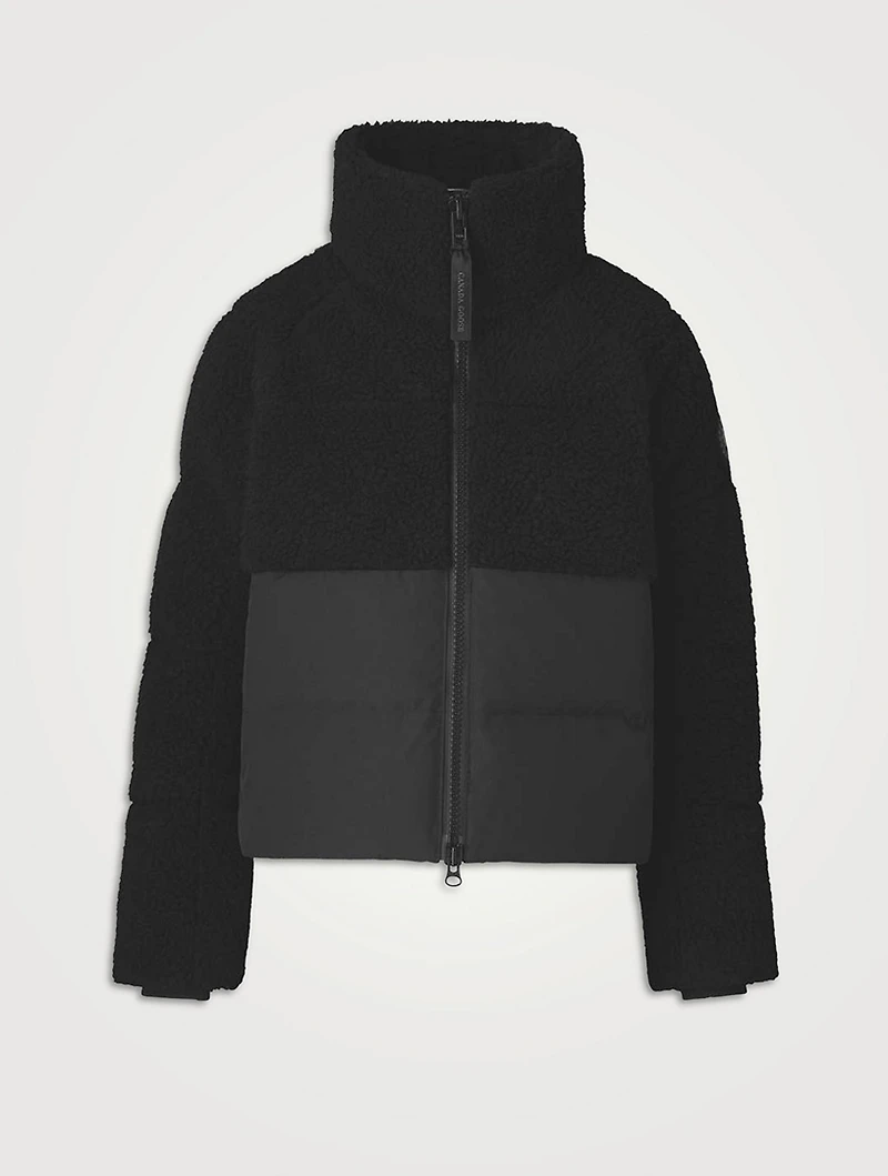 Elora Black Label Sherpa Fleece Down Jacket
