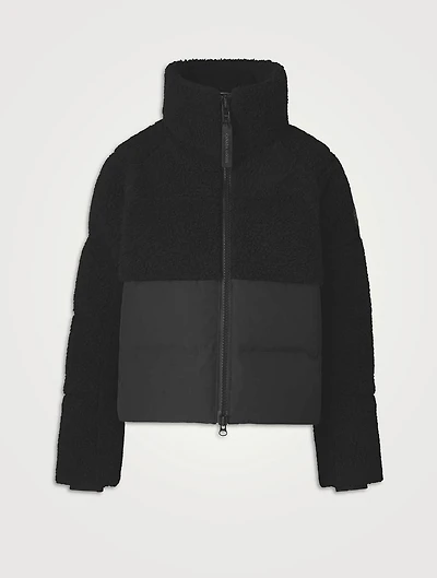 Elora Black Label Sherpa Fleece Down Jacket