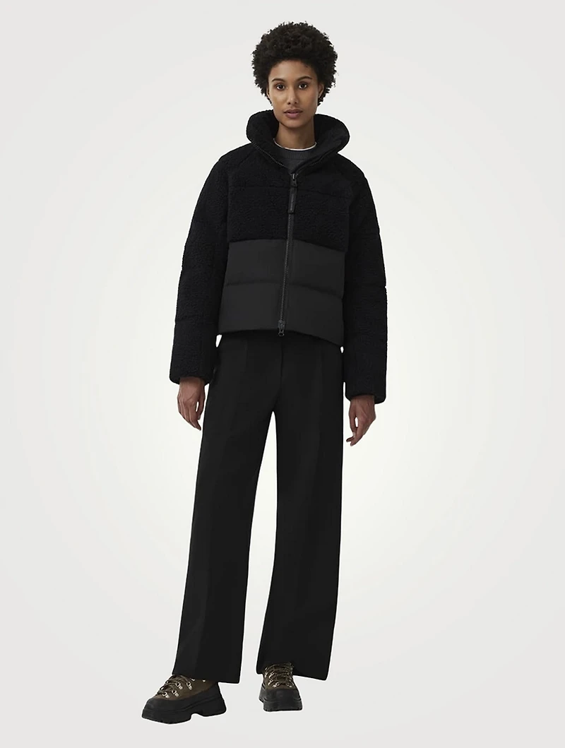 Elora Black Label Sherpa Fleece Down Jacket