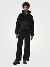 Elora Black Label Sherpa Fleece Down Jacket