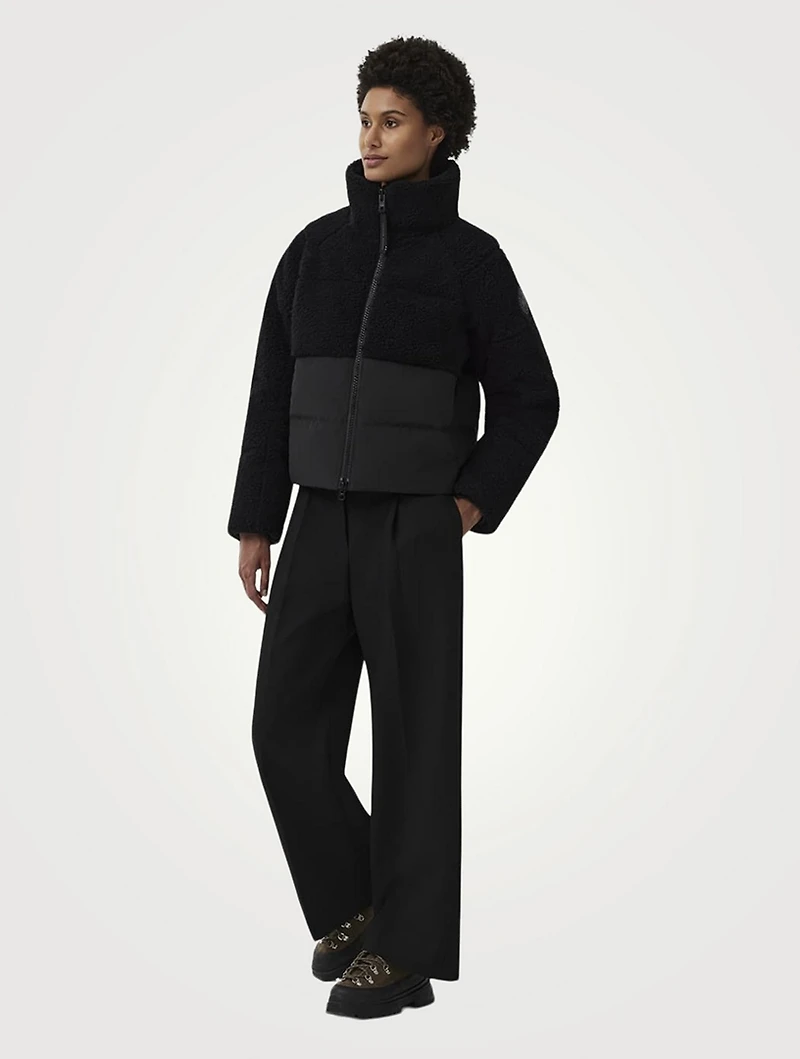 Elora Black Label Sherpa Fleece Down Jacket