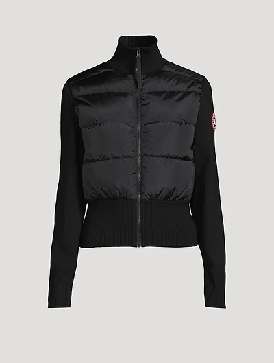 HyBridge® Down And Wool Knit Jacket
