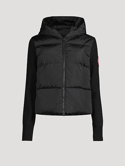 HyBridge® Down And Wool Knit Jacket