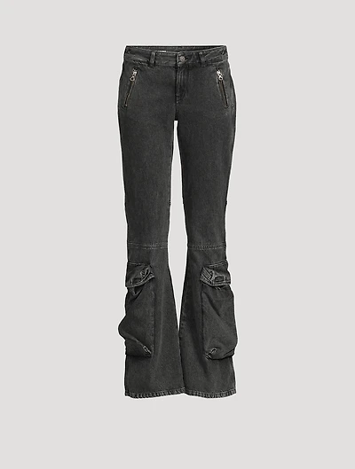 D-Poky Low-Rise Bootcut Cargo Jeans