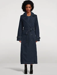 Denim Trench Coat