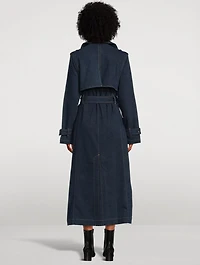 Denim Trench Coat