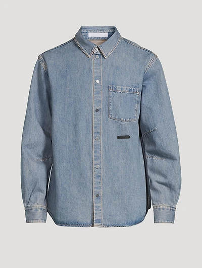 Curved Classic Denim Shirt