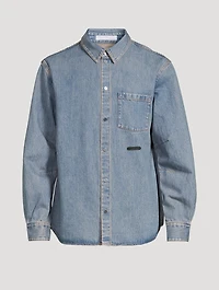 Curved Classic Denim Shirt