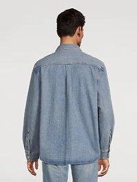 Curved Classic Denim Shirt