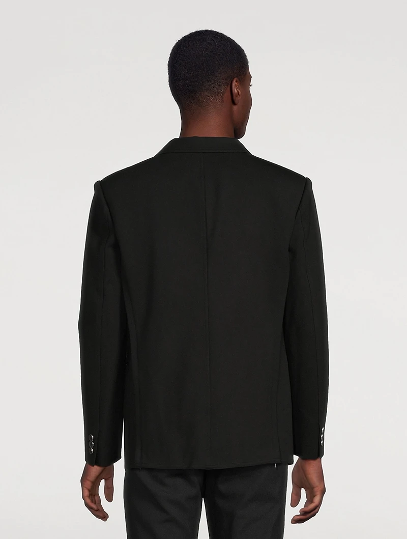 Classic Blazer With Zip Detail