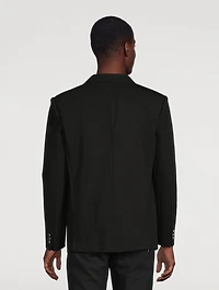 Classic Blazer With Zip Detail