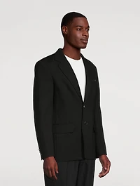Classic Blazer With Zip Detail