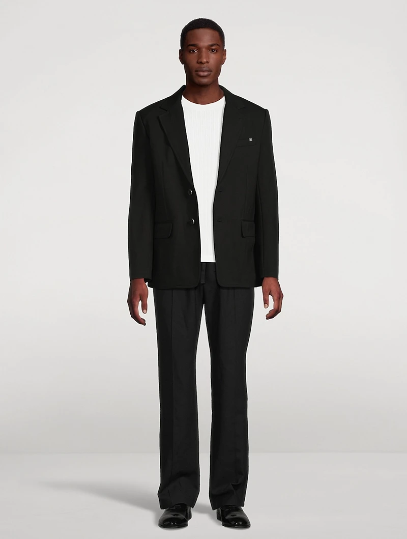 Classic Blazer With Zip Detail